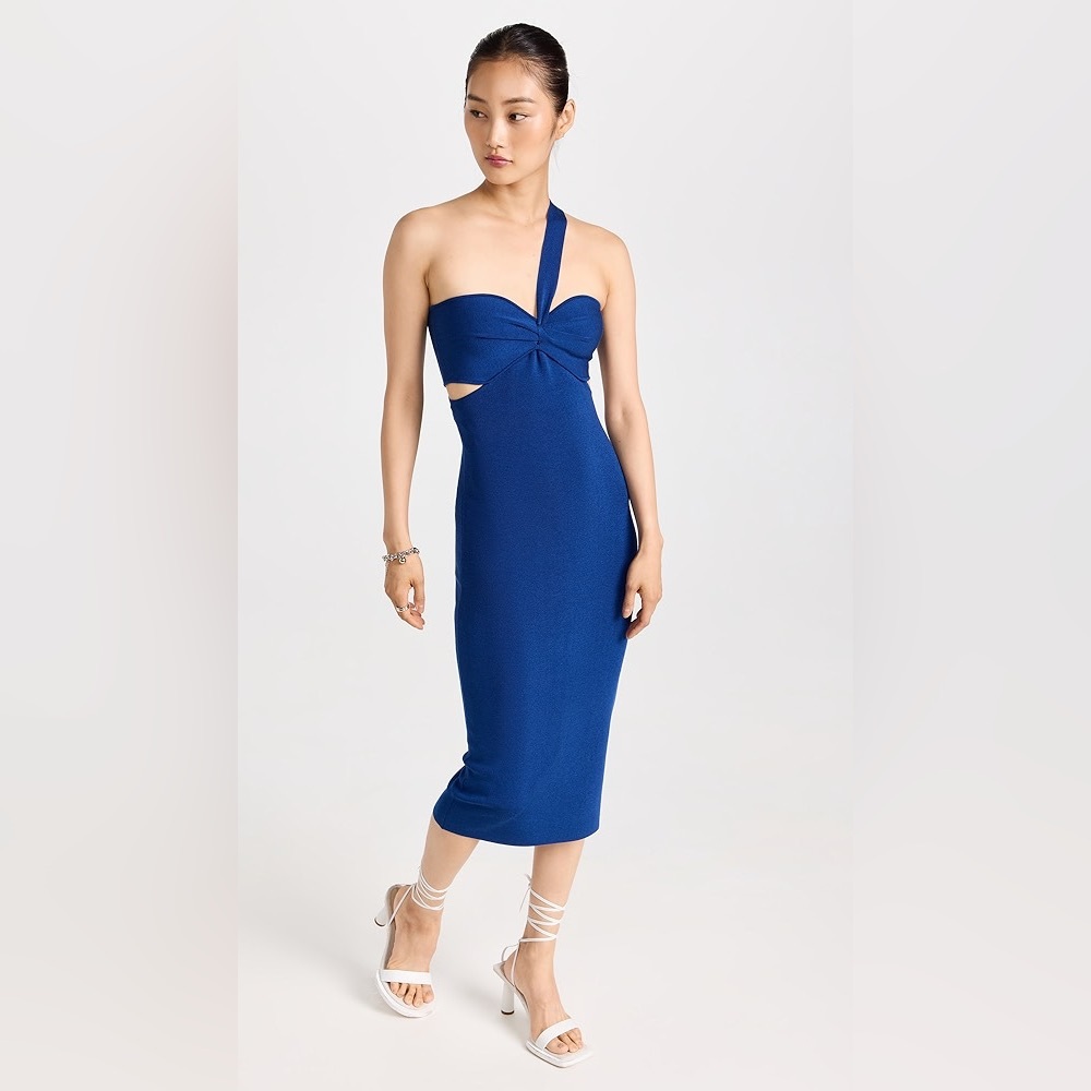 L'Agence Raya Knit Blue Dress | Orig. $395